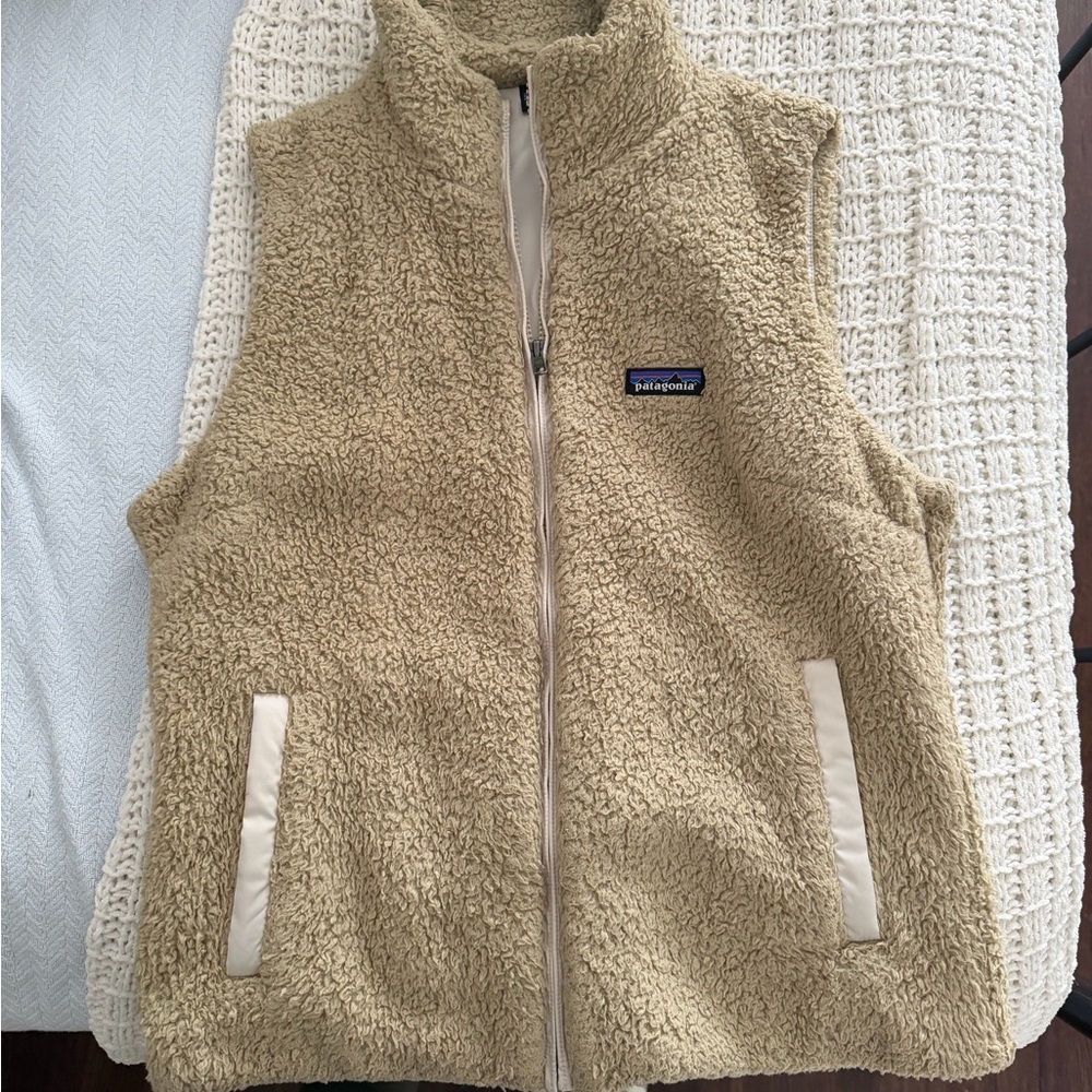 Patagonia Beige Sherpa Vest